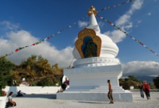A Stupa, symbol of the enlightenment